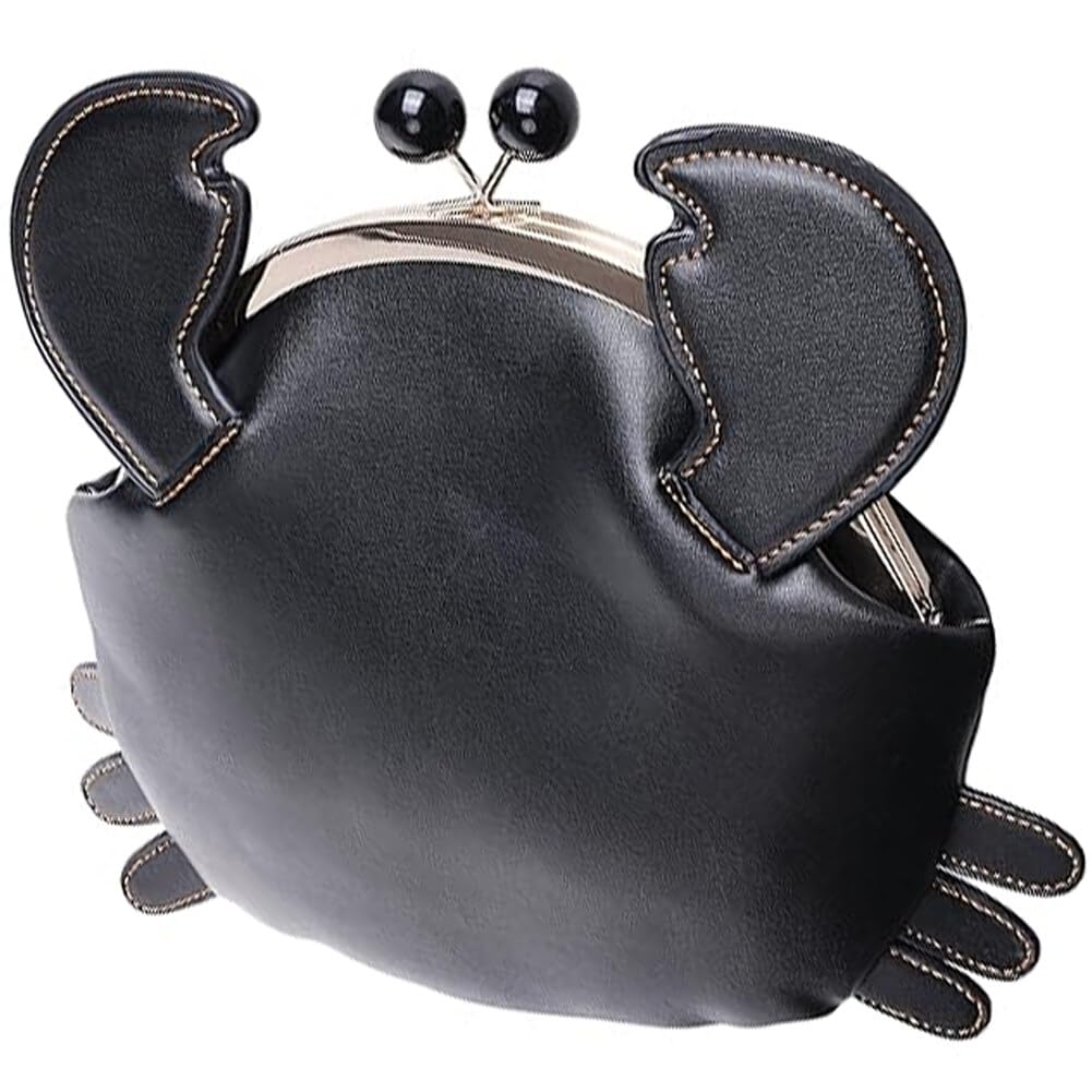 Sac à main en forme de crabe mignon en cuir pour rompre la monotonie des looks