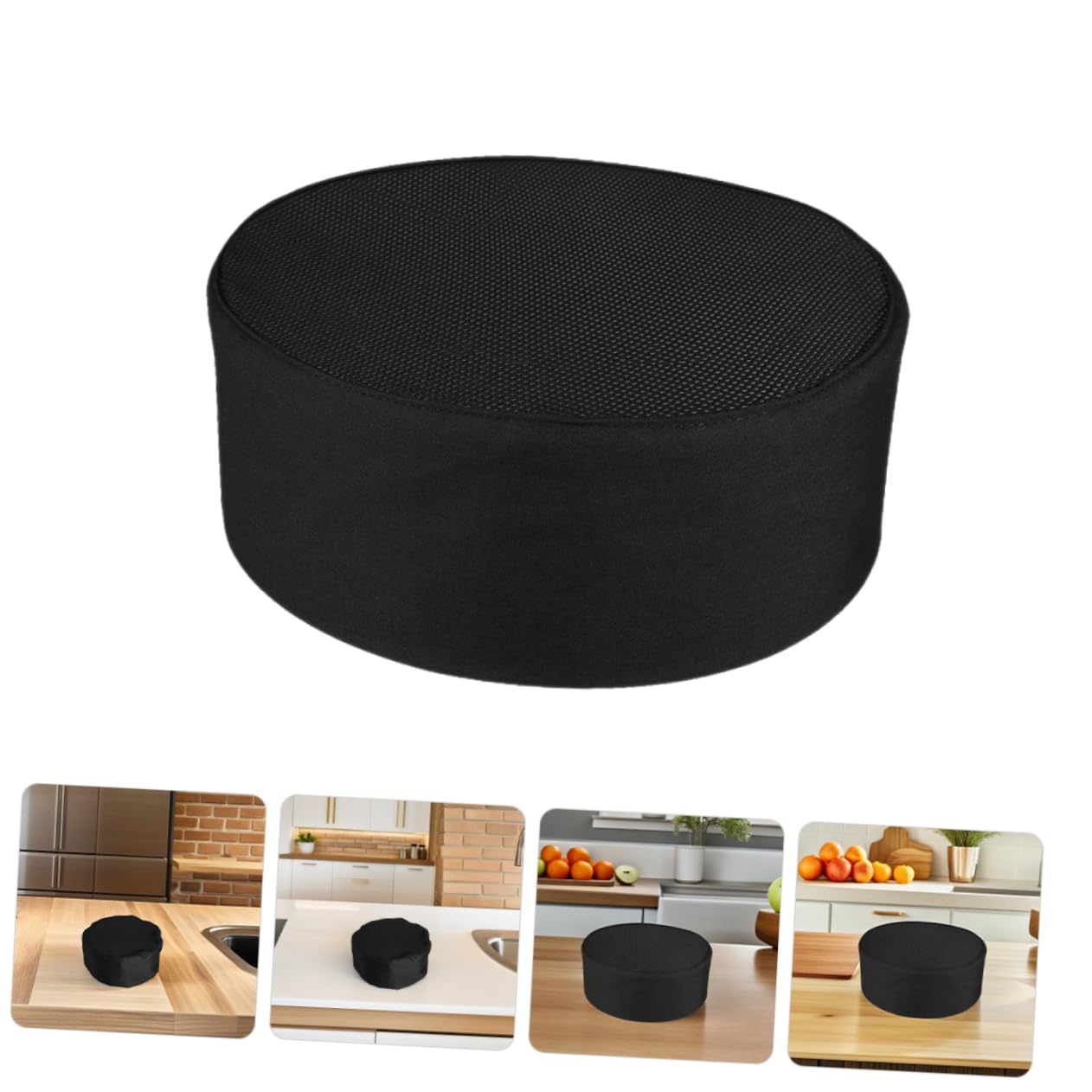 UKCOCO 6 Piezas Gorros de Chef Unisex Gorro de Cocina Ajustable Transpirable para Hombres Mujeres Adultos Catering y Cocina