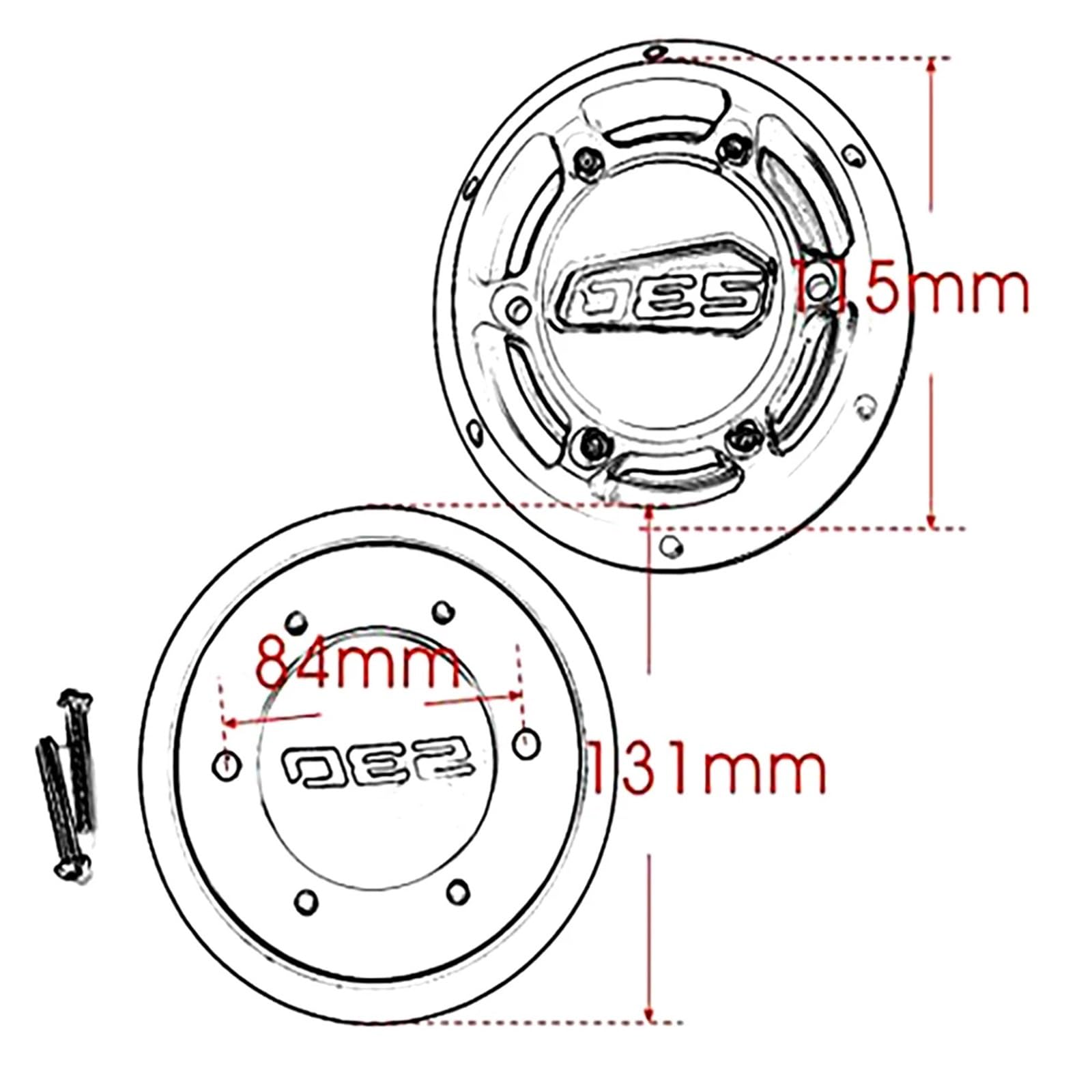 Misura for Yamaha TMAX 530 TMAX530 T-MAX 500 TMAX500 T-MAX530 Accessori Moto Motore Statore Copertura Della Protezione Guard Slider Caso Protezioni motore per moto(Gold)