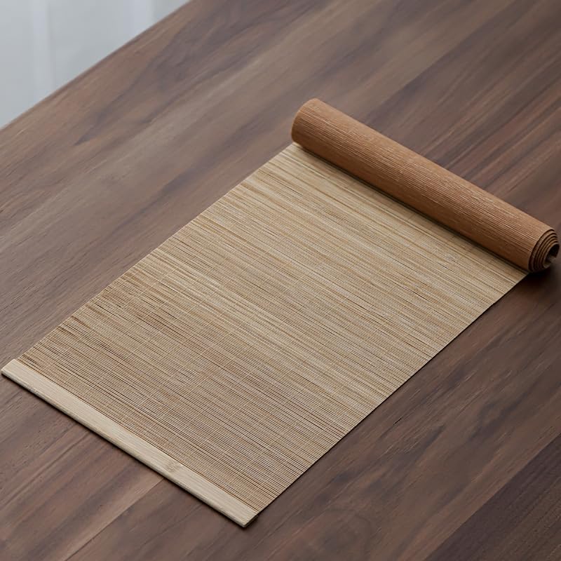 Chemin de table en bambou antidérapant pour protéger efficacement votre table