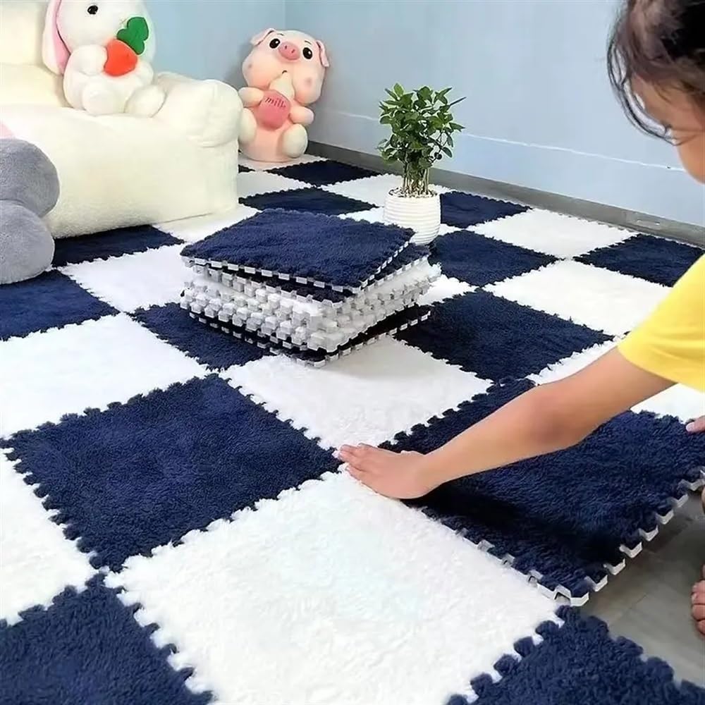 20 sztuk puszysta piankowa mata podłogowa, miękka pluszowa mata do puzzli, piankowa mata do zabawy sprzęt treningowy, wypełnienie podłogi do dekoracji komercyjnych