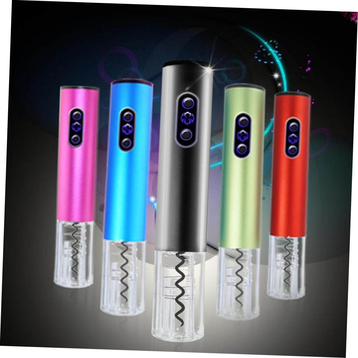 Xmas Electric Wine Opener Automatic Bottle Opener with Foil Cutter