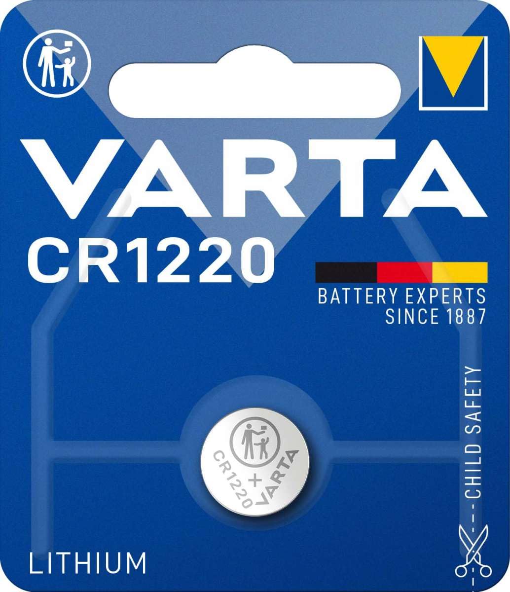 VARTA professional electronics type: cR1220 6220/tension: 3 v taille: 2 mm-di...