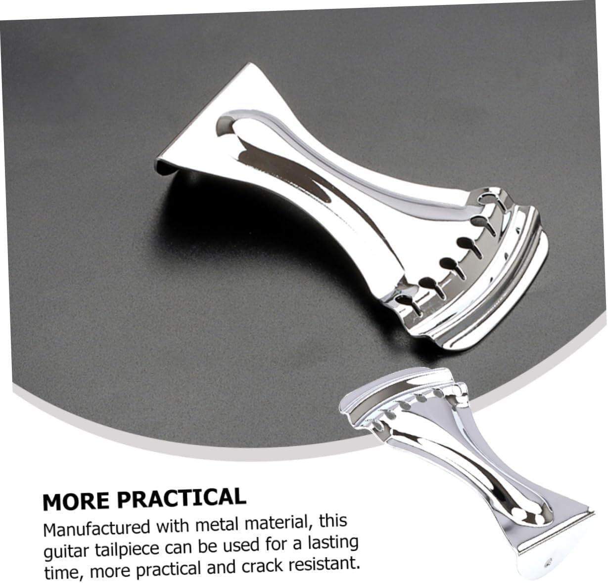 Guitar Tailpiece Replacement Part Metal Material for Acoustic and Electric Guitar Supplies