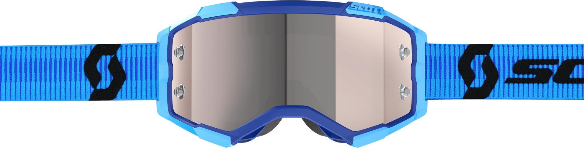 SCOTT Fury Chrome Occhiali da motocross, blu/nero, unica taglia