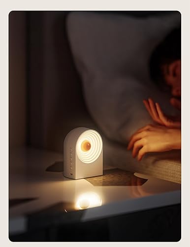 Luz nocturna recargable, luz nocturna para niños, luz nocturna para dormitorio, luces RGB, 4 colores de luz, temporizador de 1 h, un teléfono para