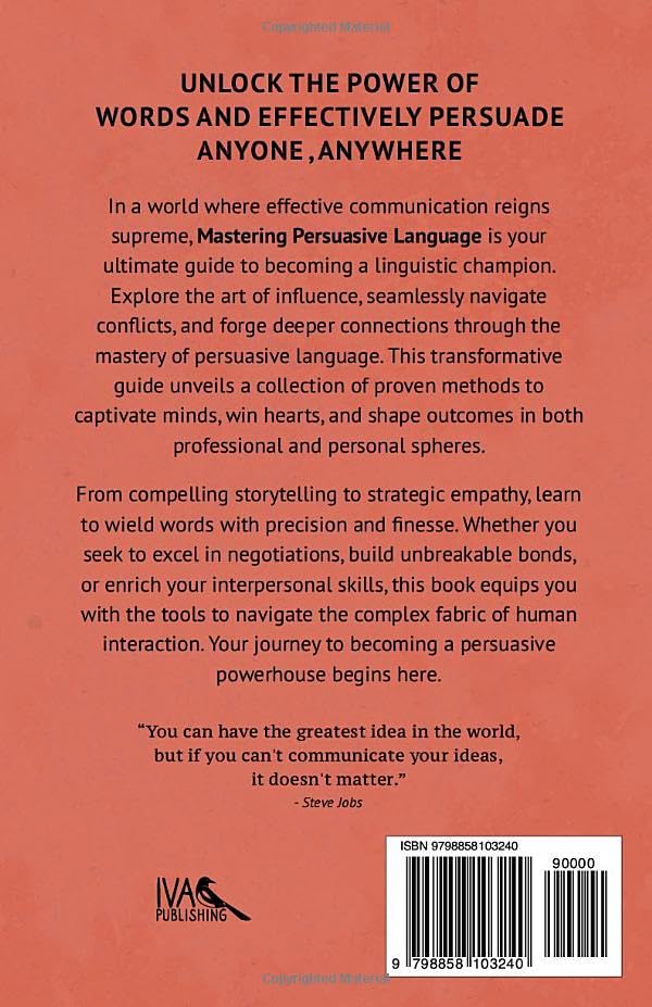 Miniatura 2 de Mastering Persuasive Language How to Influence People, Persuade Others, and Deal With Conflict (Mastering Oneself)
