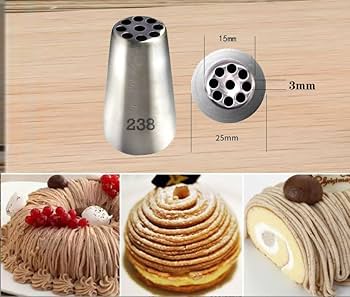 モンブラン様　27cm Amazon | 1個モンブラン絞り器 絞り口金 モンブラン口金