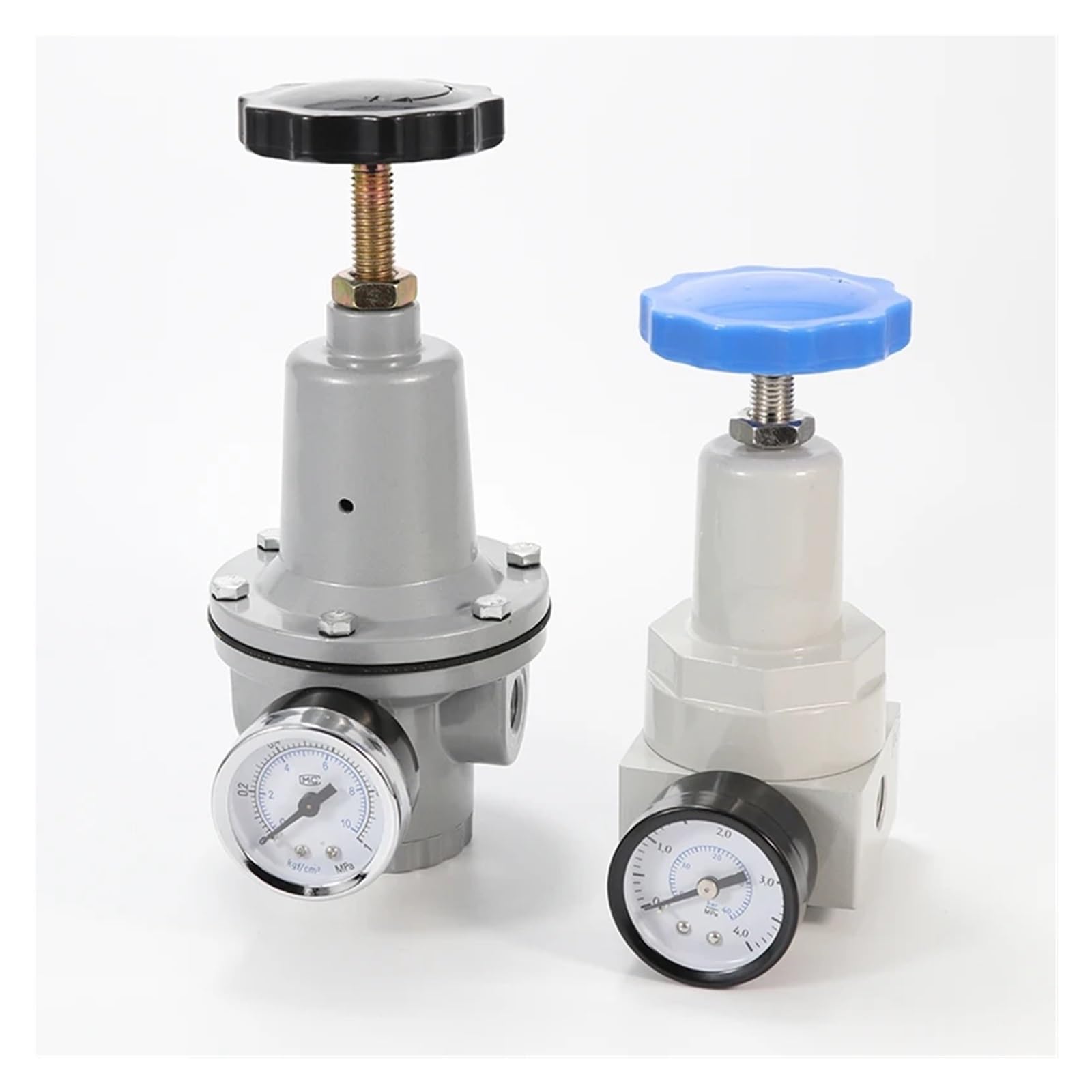 Xncdbvypa One Color Pneumatic Air Regulator High Pressure Large Flow Type 0~40 Bar With Port Pressure Gauge 1/4 3/8 1/2 2 Inch Bsp "Qtyh-08 10 15(Qty-08)