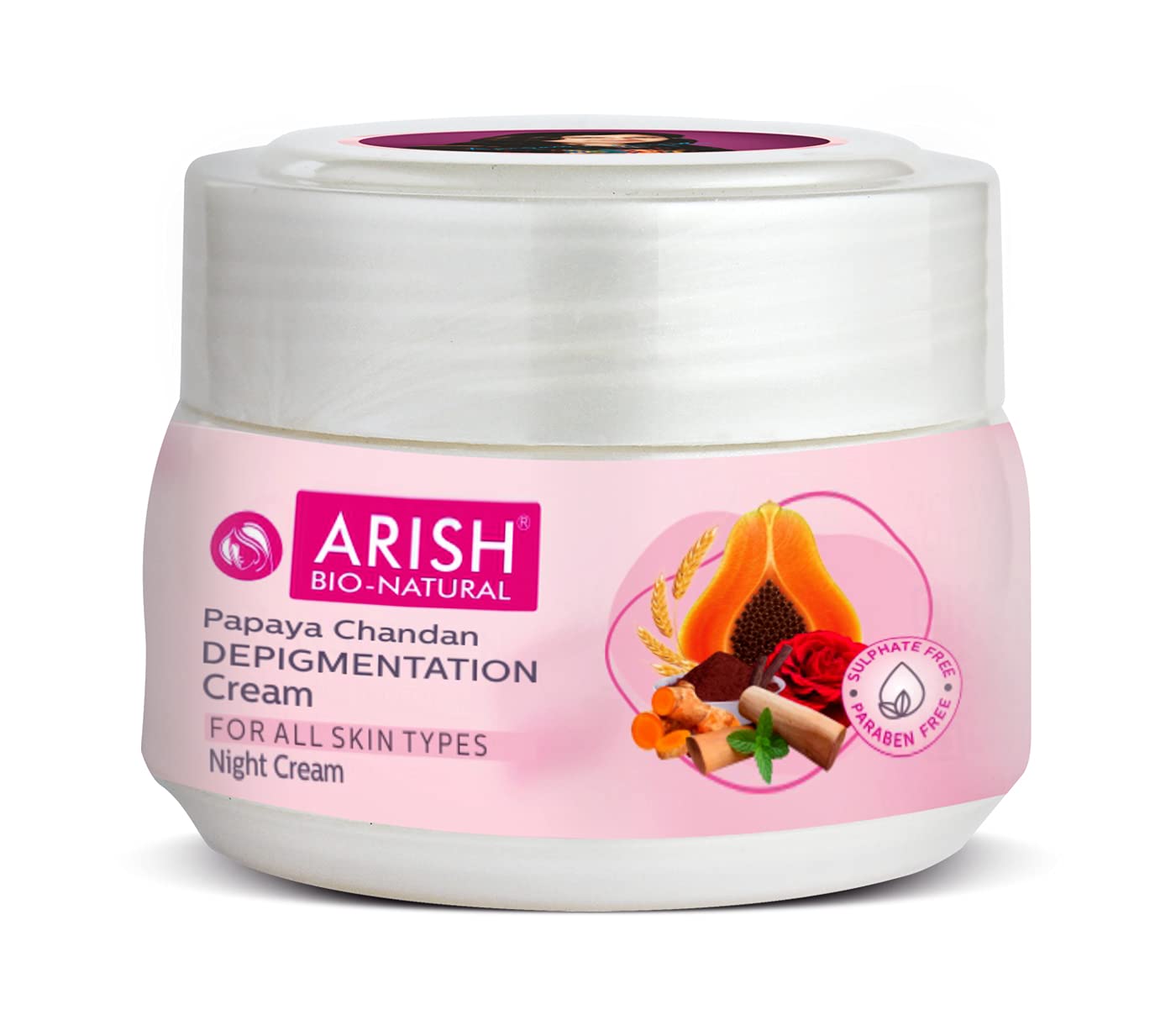 ARISH BIO-NATURALPapaya Chandan Depigmentation Cream (50 Ml)