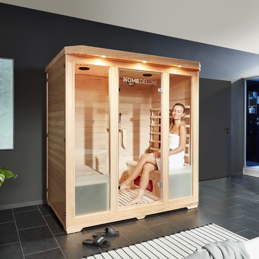 Home Deluxe Bali-XL - Sauna a infrarossi, incl. diversi extra e accessori