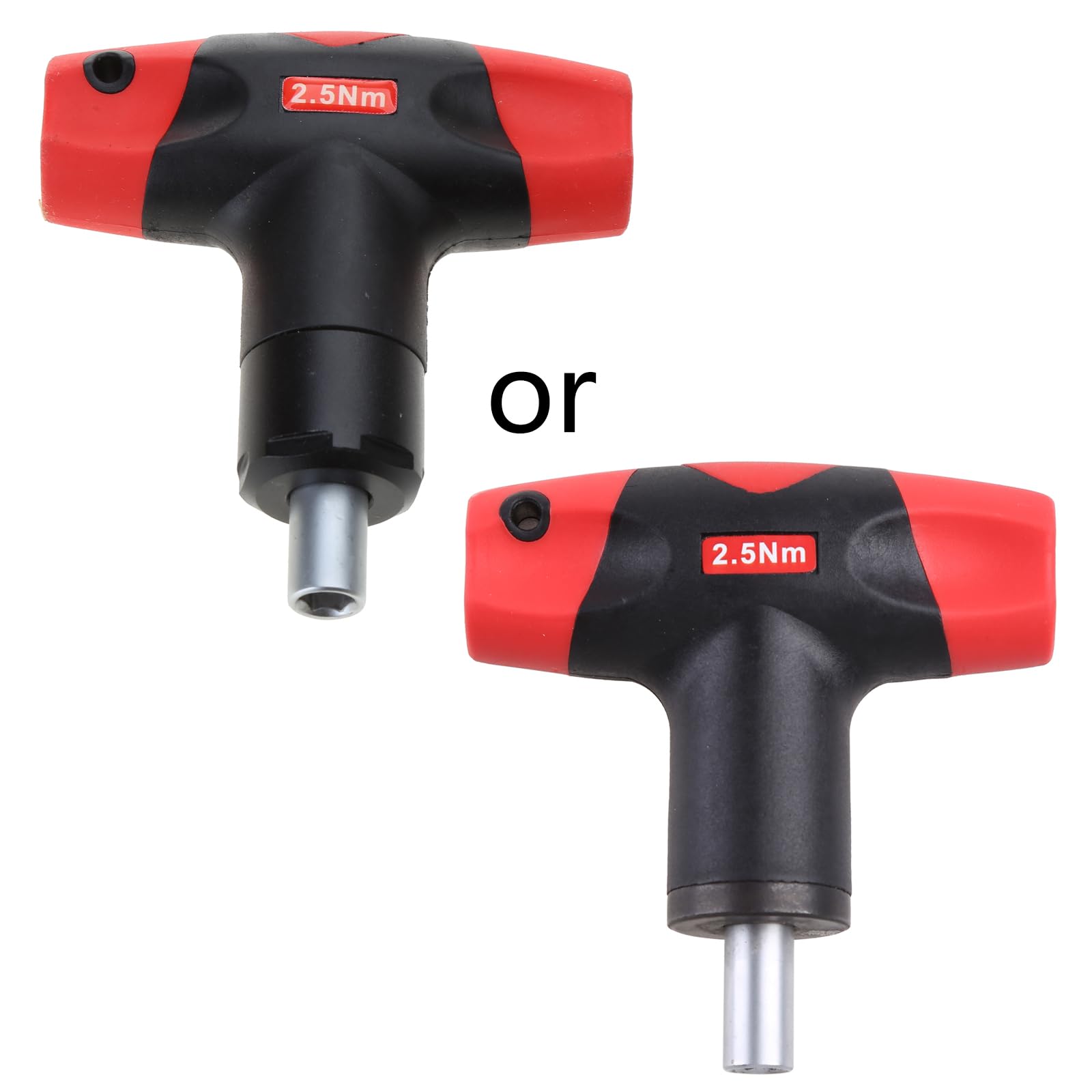 Professional Clé dynamométrique préréglée avec poignée en T 1,8 Nm/2,5 Nm pour embouts hexagonaux standard de 1/4" embouts non inclus
