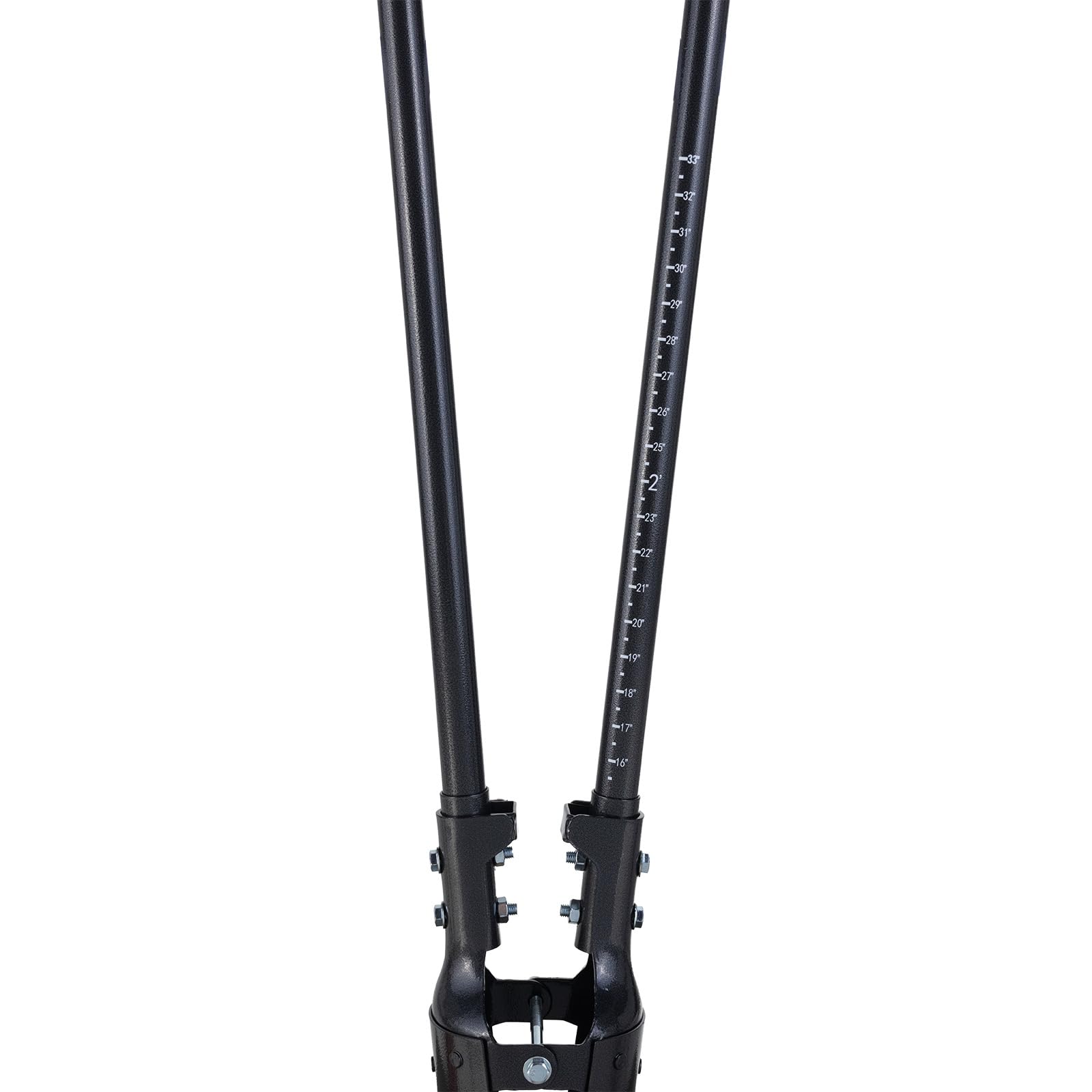 VEVOR Excavadora de Agujeros Manual para Postes Resistente con Mango de Acero al Carbono de 145 mm, Marcas de Escala y Hoja de Metal, Herramienta para Excavar Agujeros para Jardinería y Exteriores