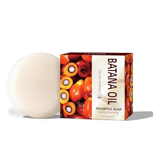 Barra de champú de aceite Batana para el crecimiento del cabello, pH equilibrado, sin silicona, barras sólidas de aceite de batana para engrosar y