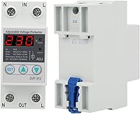 Vista 2 de Protector de voltaje ajustable bajo protección contra sobrevoltaje, estabilizador de salida de voltaje para electrodomésticos de oficina, protector