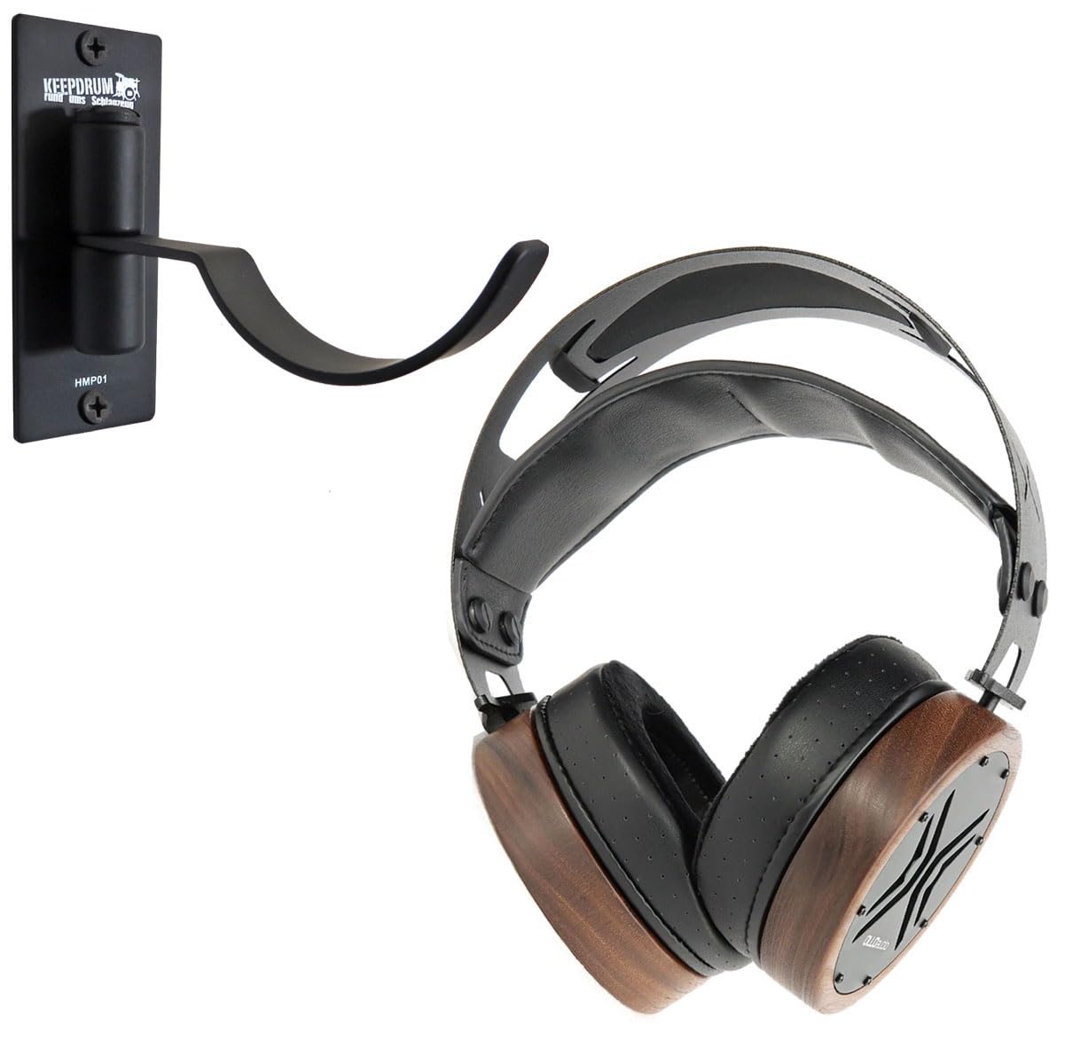 Ollo Audio X1 1.0 słuchawki studyjne otwarta konstrukcja do produkcji i miksowania z uchwytem ściennym keepdrum