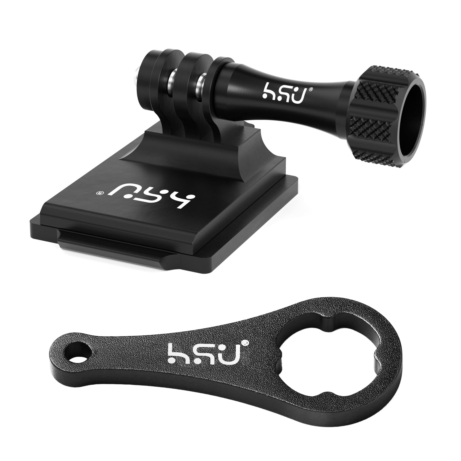HSU Aluminium Helmet Mount Kit für GoPro, Gebogene