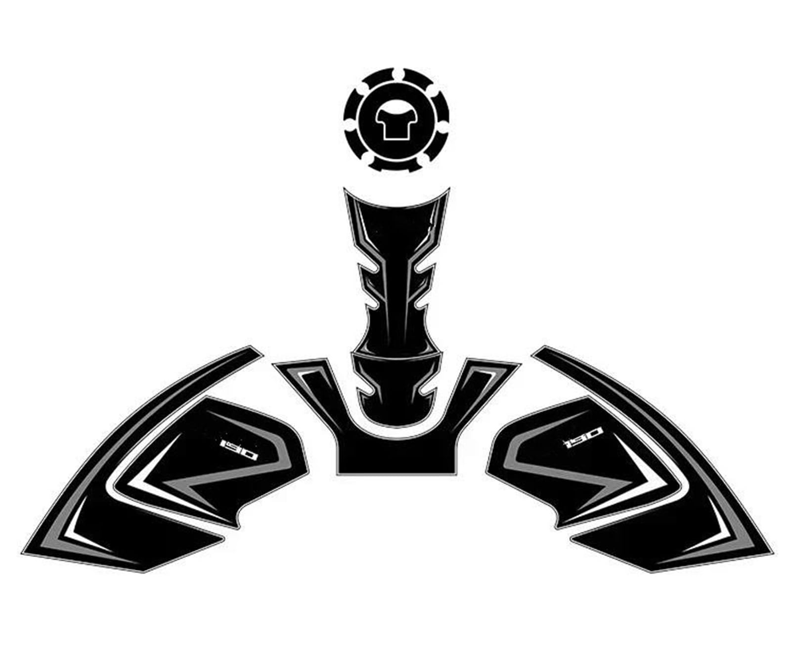 Sticker Motorcycle Accessories Fuel Tank Cap Cover Pad Sticker Protector Protective Decal for CB190R CB 190R 2023
