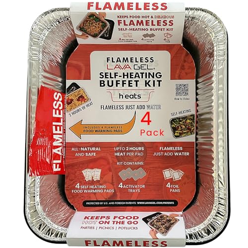 Lava Gel Self-Heating Buffet Kit