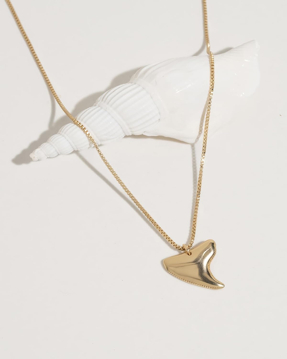 James Michelle Jewelry: Jaws Necklace for Women – 3-Year Color Guarantee – Waterproof, Non-Tarnish, Hypoallergenic, Gold PVD Coated – Perfect for Beach, Weddings, Holiday Gifts – Small - Large Sizes - Image 2