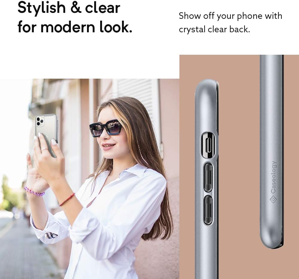 Caseology Skyfall for Apple iPhone 11 Pro Case (2019) - Silver
