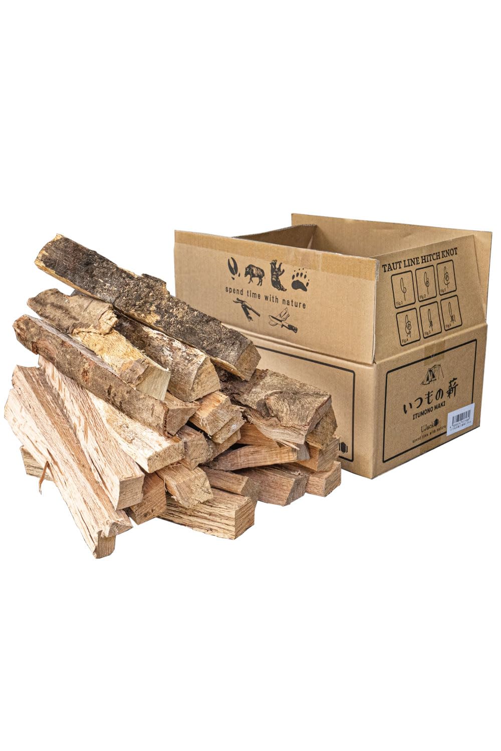 Amazon.co.jp: UJack(ユージャック) 薪 いつもの薪 広葉樹 天然 国産薪