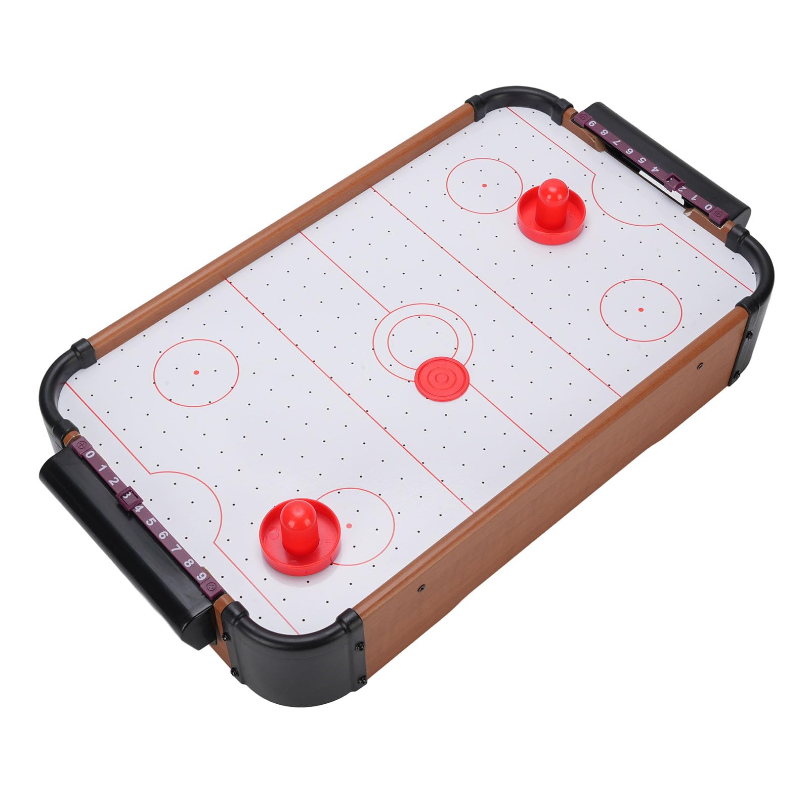 GLOGLOW Tavolo da Hockey Interattivo per 2 Giocatori con Tabellone Segnapunti, MDF e Materiale Plastico, Gioco Divertente per Famiglie e Adolescenti, attività Indoor e Outdoor