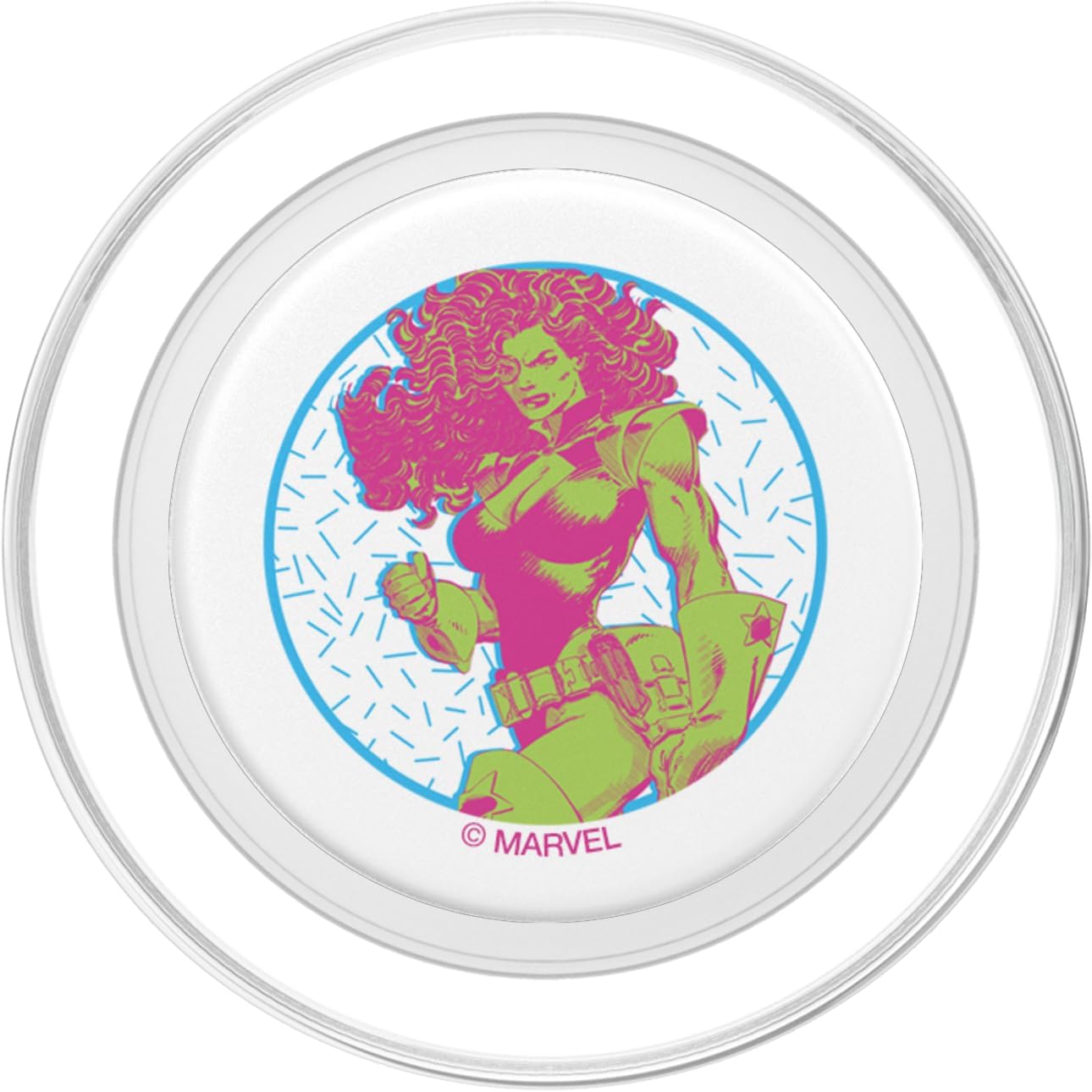 Marvel The Sensational She-Hulk Comic 90s PopSockets MagSafe PopGrip for iPhone