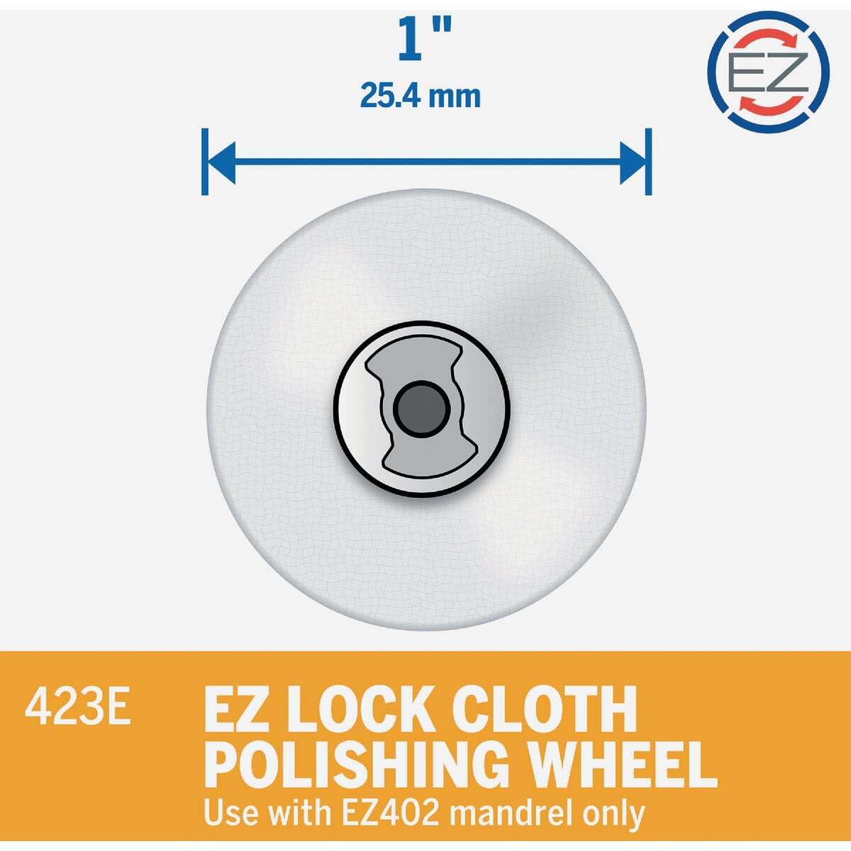 Dremel 423E EZ Lock Cloth Polishing Wheel
