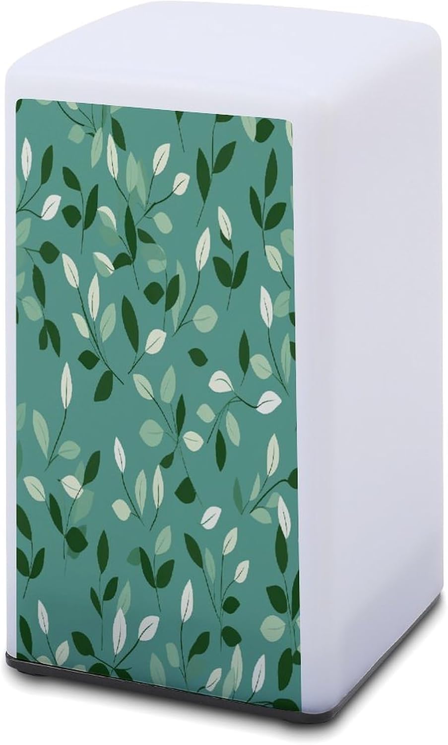 Cordless Night Light Battery Powered Dimmable Lamp for Reading Green Leaves Pictures Small Desk Lamp for Bedroom Living Room Office