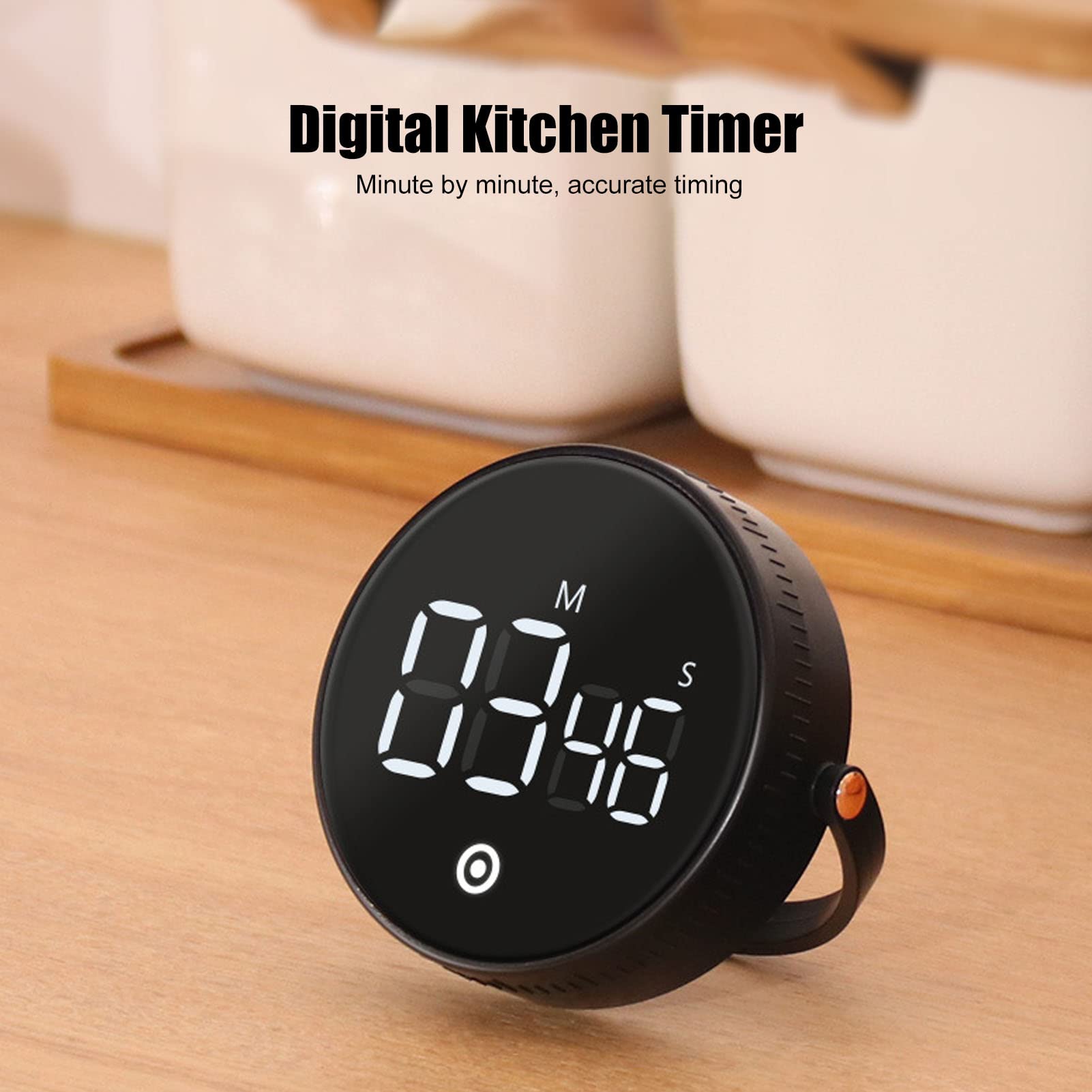 Timer Digitale Da Cucina Con Magnete E Piedino - Cronometro Contaminuti Per Cucinare, Palestra, Studio E Scuola - Foto 6