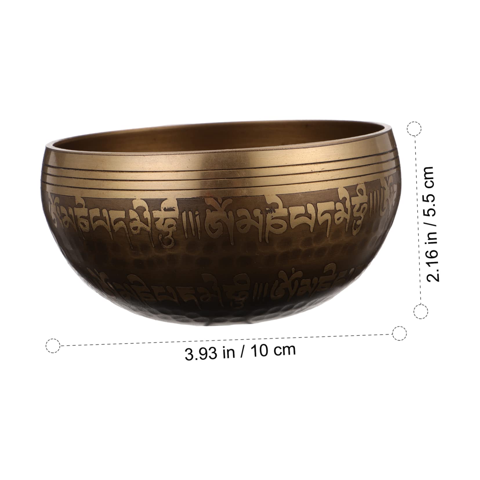 2 Sets Klangschale, tibetische Gong-Klangbadschalen, Gebetsschale, Klangschale mit Stab, Glocke, Meditationsschale mit Stab, tibetische Heilschalen, langlebige Meditationsschale, Yoga, Holzornament