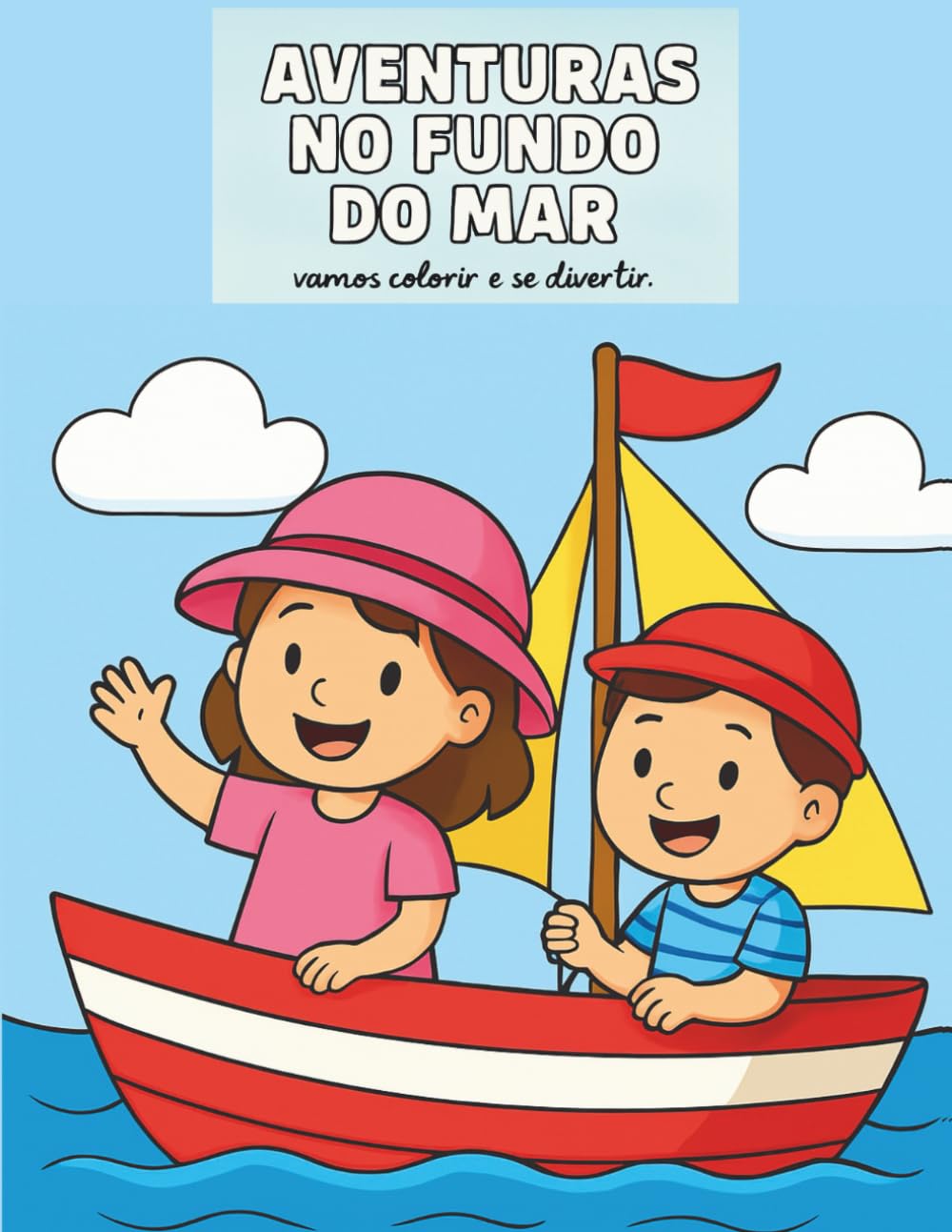 Aventuras no fundo do mar: vamos colorir e se divertir
