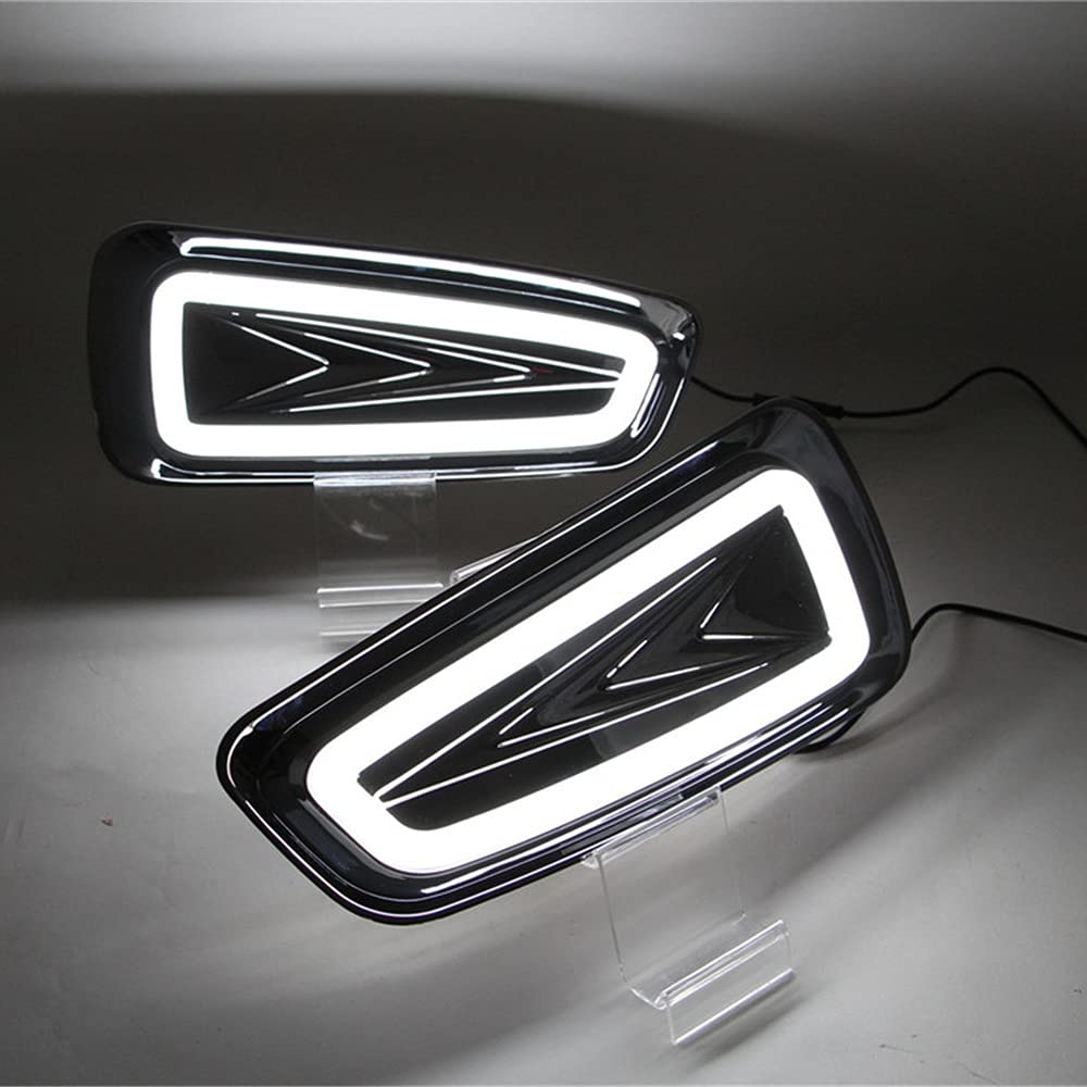Luces diurnas LED DRL compatible para Ford F-150 SVT Raptor 2010-2014, Guía de luces LED parachoques delantero DRL