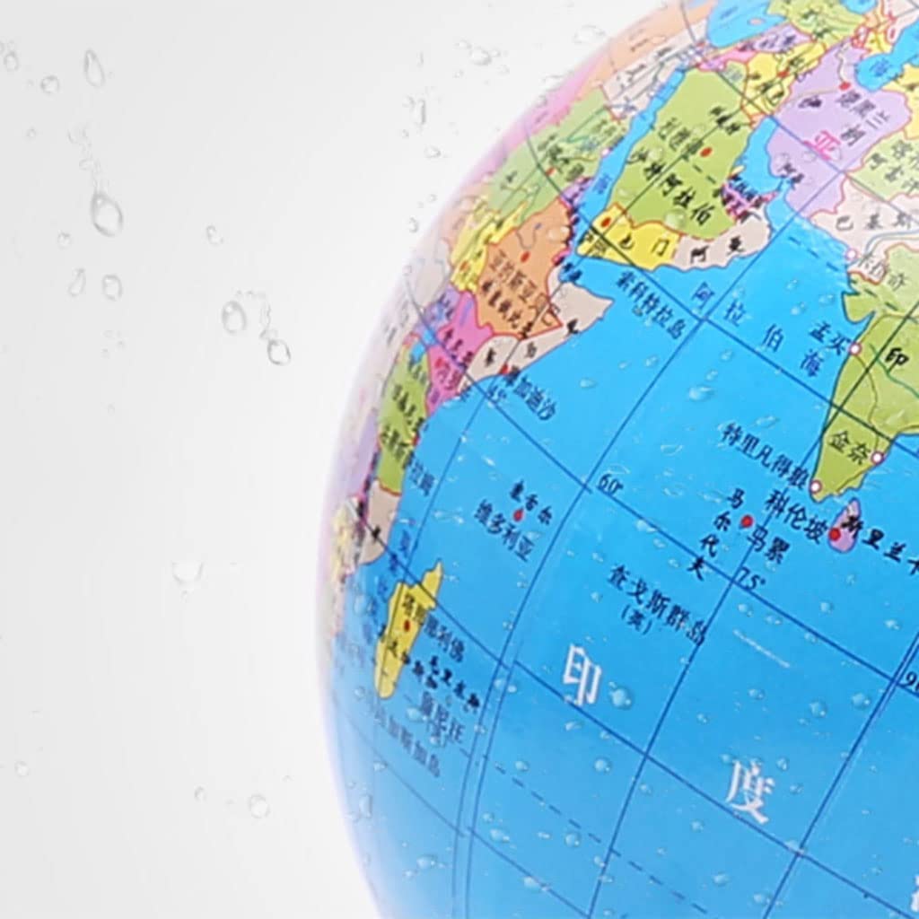 Globus świata Miniwereld met standaardbol, creatieve driedimensionale ornamenten, educatief geschenk, leer aardrijkskunde, voor school piękno i funkcjonalność
