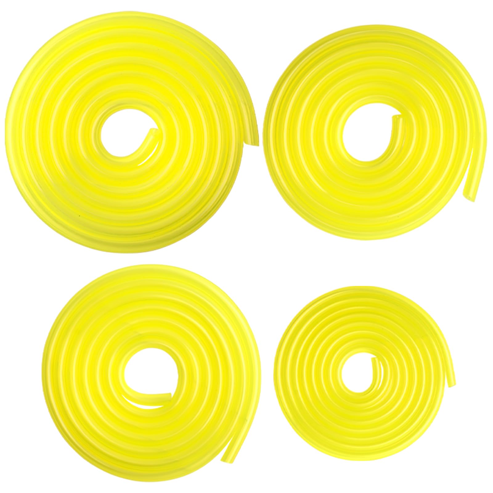 4 sztuki 1,2 m wąż do paliwa, 2 x 3,5 mm, 2,5 x 5 mm, 3 x 5 mm, 3 x 6 mm, do pił łańcuchowych, dmuchawy, myjek wysokociśnieniowych