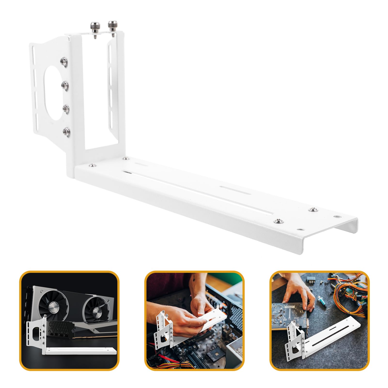 Supporto Verticale per Scheda Grafica Gpu Staffa Gpu Angolo Retto Supporto Scheda Video per Chassis di Grandi Dimensioni Accessorio per Computer