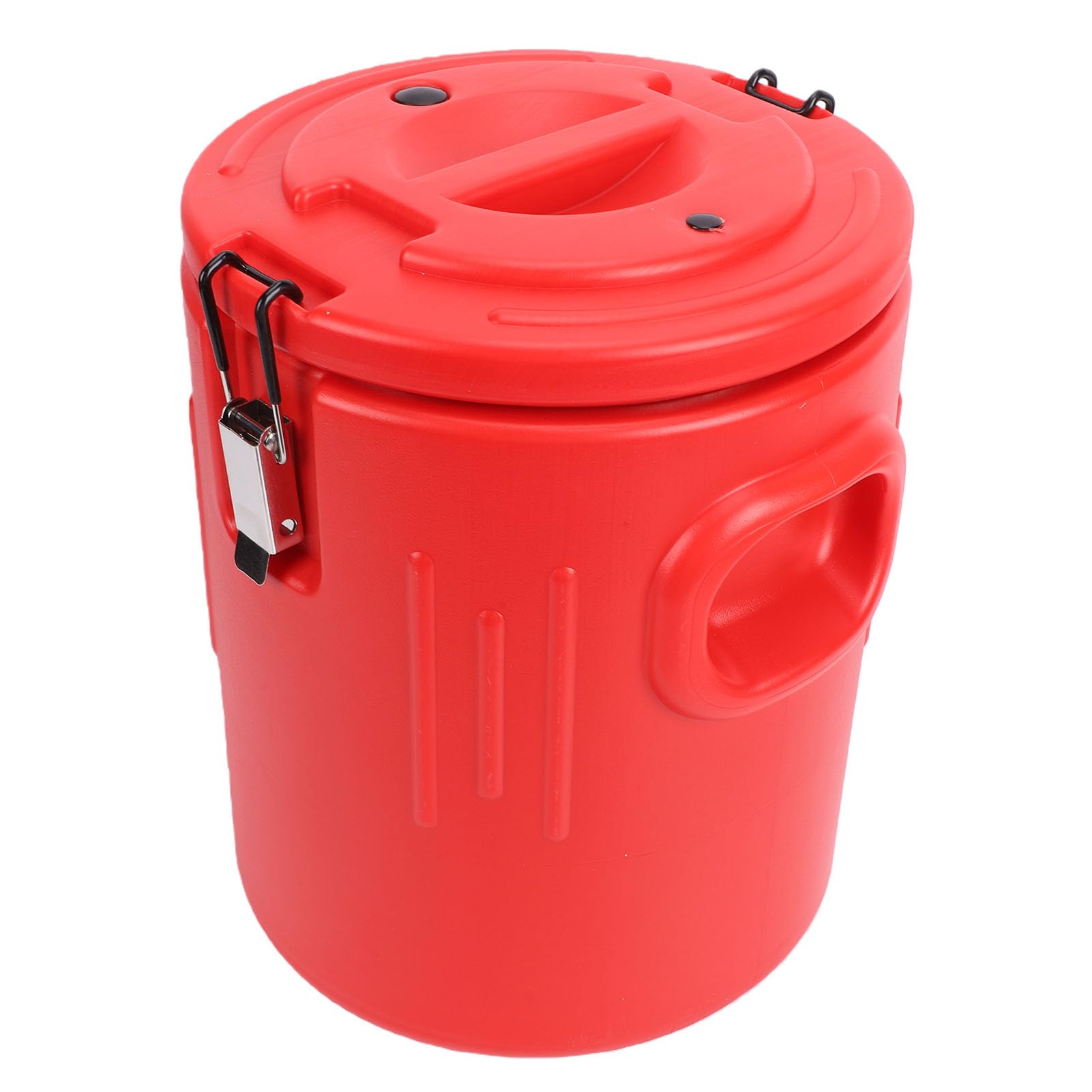 Elprico Contenedor de Alimentos Aislado de 20 litros, Dispensador de Bebidas Térmicas de Acero Inoxidable con Hebillas de Bloqueo para Bebidas Frías y Calientes, Catering, Restaurante, Hogar