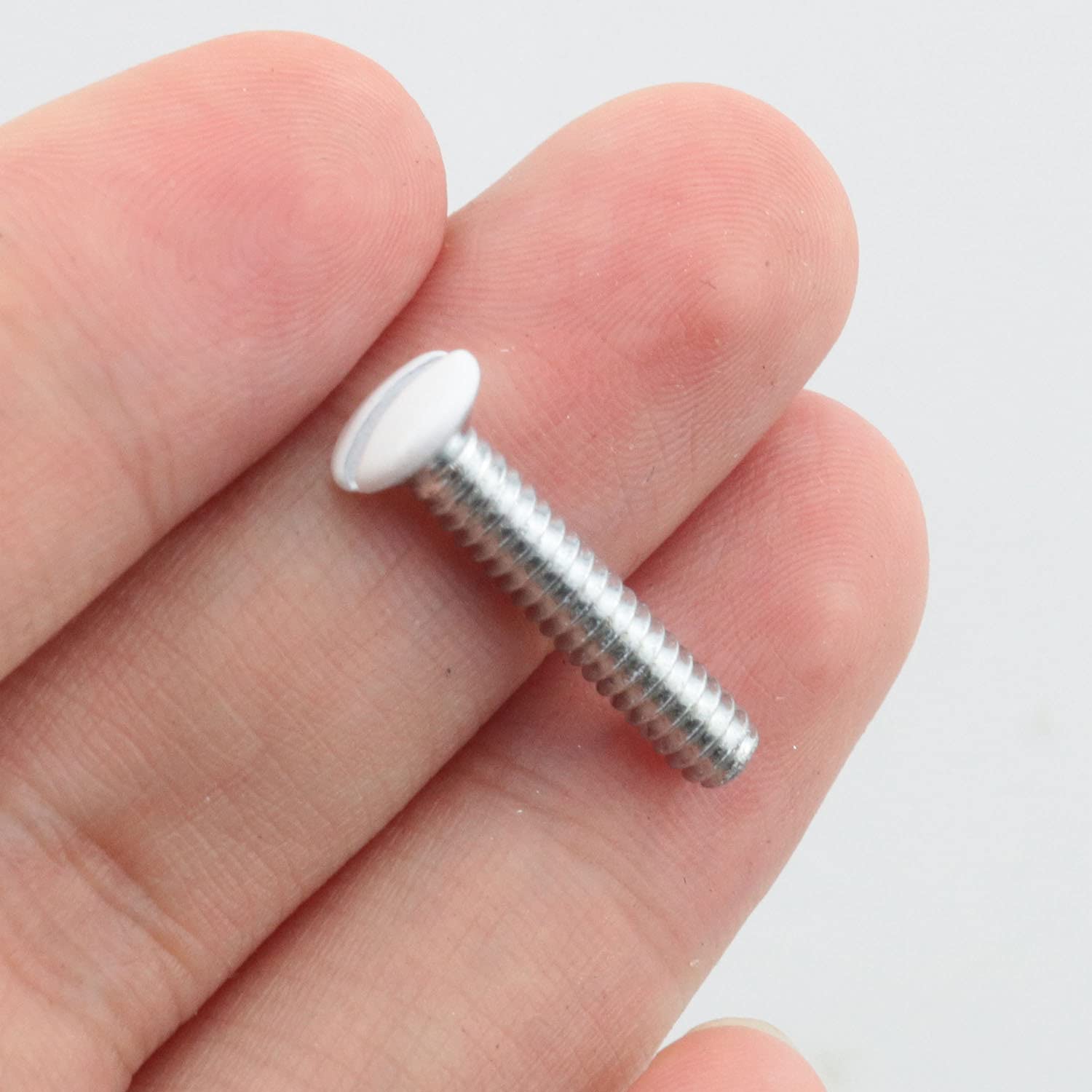 120PCS White Wall Plate Screws Kit - #6-32 Thread Outlet Cover & Switch 120PCS White Wall Plate Screws Kit - #6-32 Thread Outlet Cover & Switch
