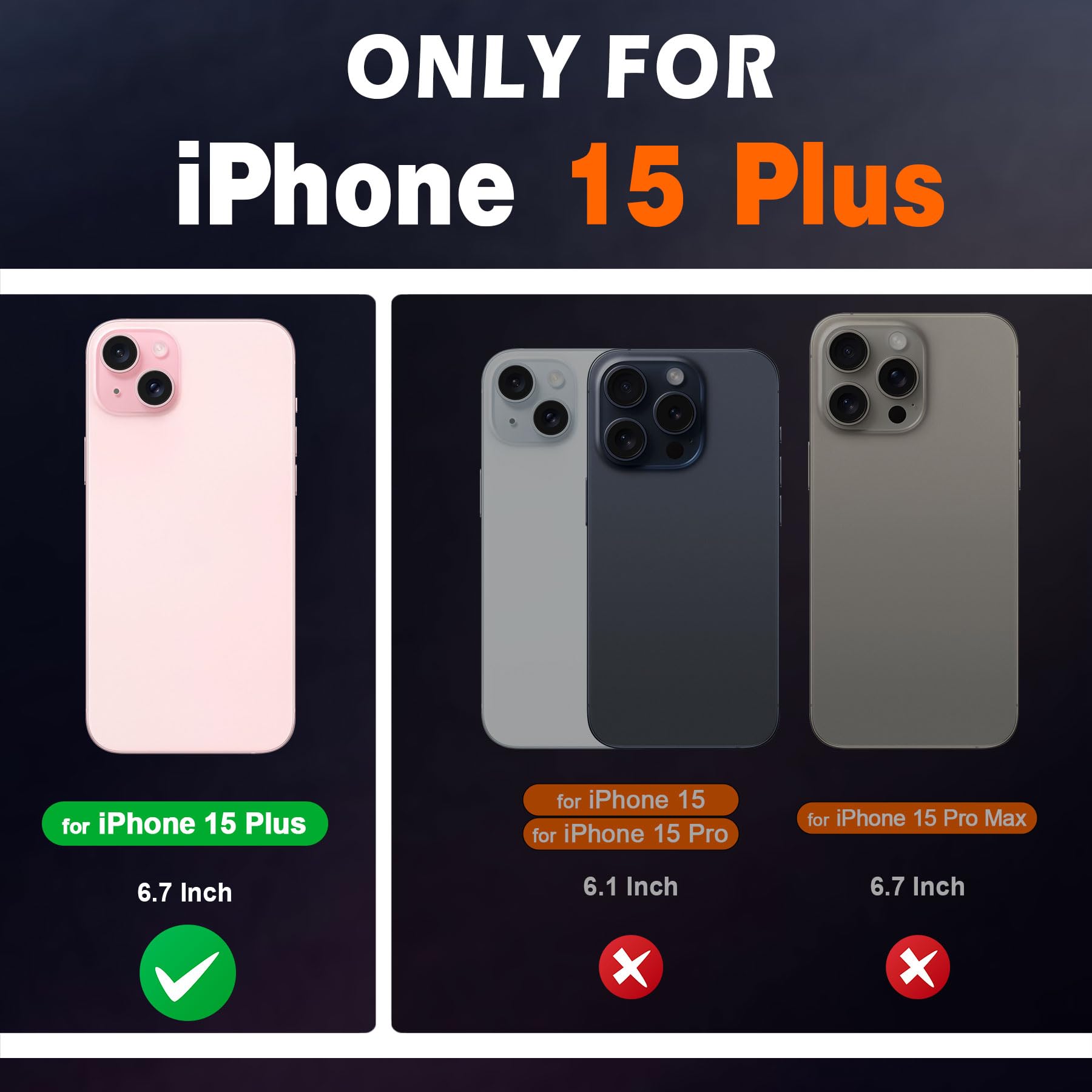 SHIELDON Funda para iPhone 15 Plus 5G, Carcasa Case Cover de Cuero Genuino con [Cáscara TPU][Bloqueo RFID][Ranura para Tarjeta] Funda Piel Compatible con iPhone 15 Plus (6.7", 2023), Marrón Retro