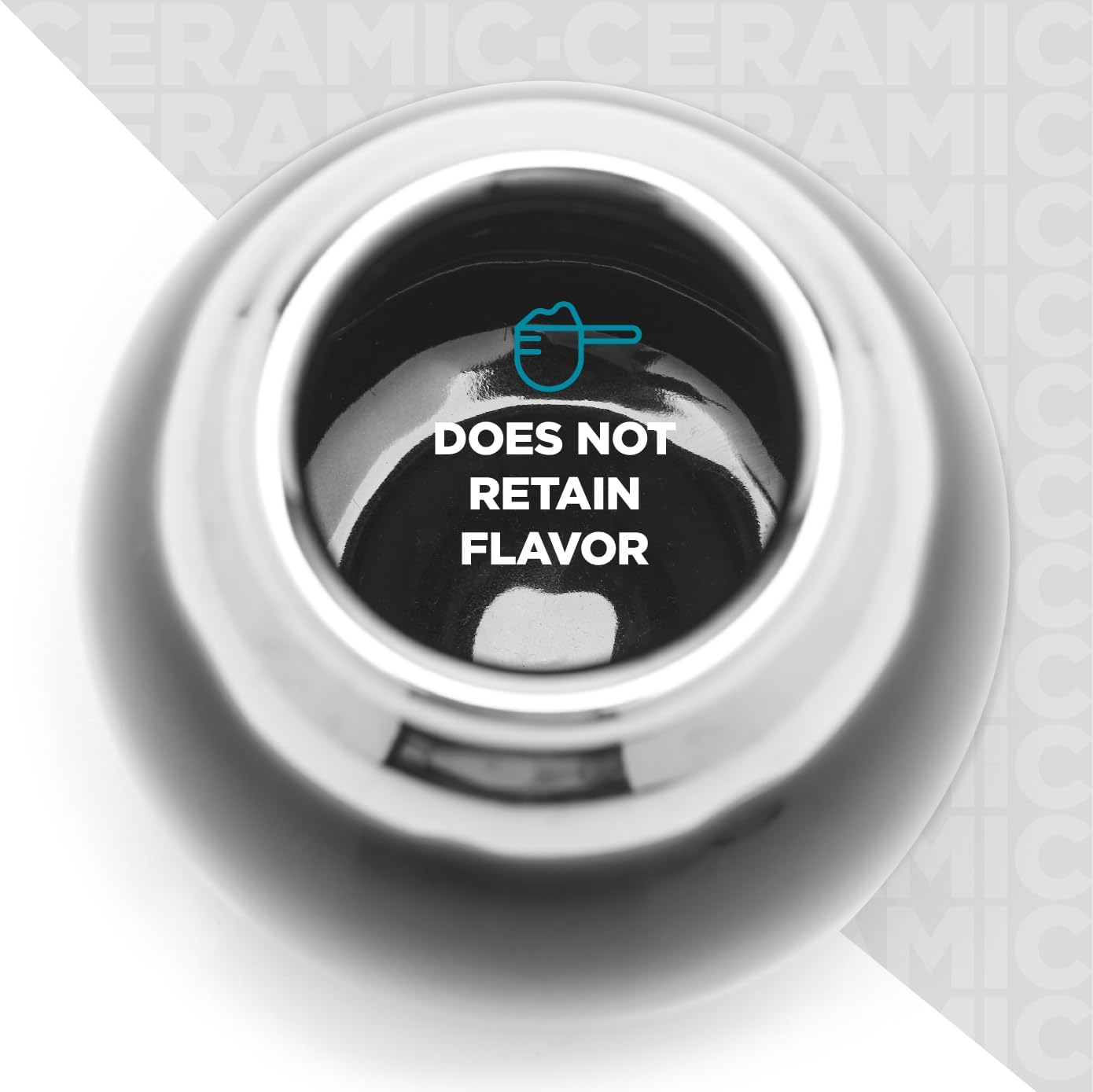 BALIBETOV Ceramic Yerba Mate Cup and Bombilla Set (Original Traditional Mate Cup - 6.7 Ounces) | Includes 1 Bombilla (Yerba Mate Straws to Use) | Ceramic Easy to Clean (Black) - Image 6