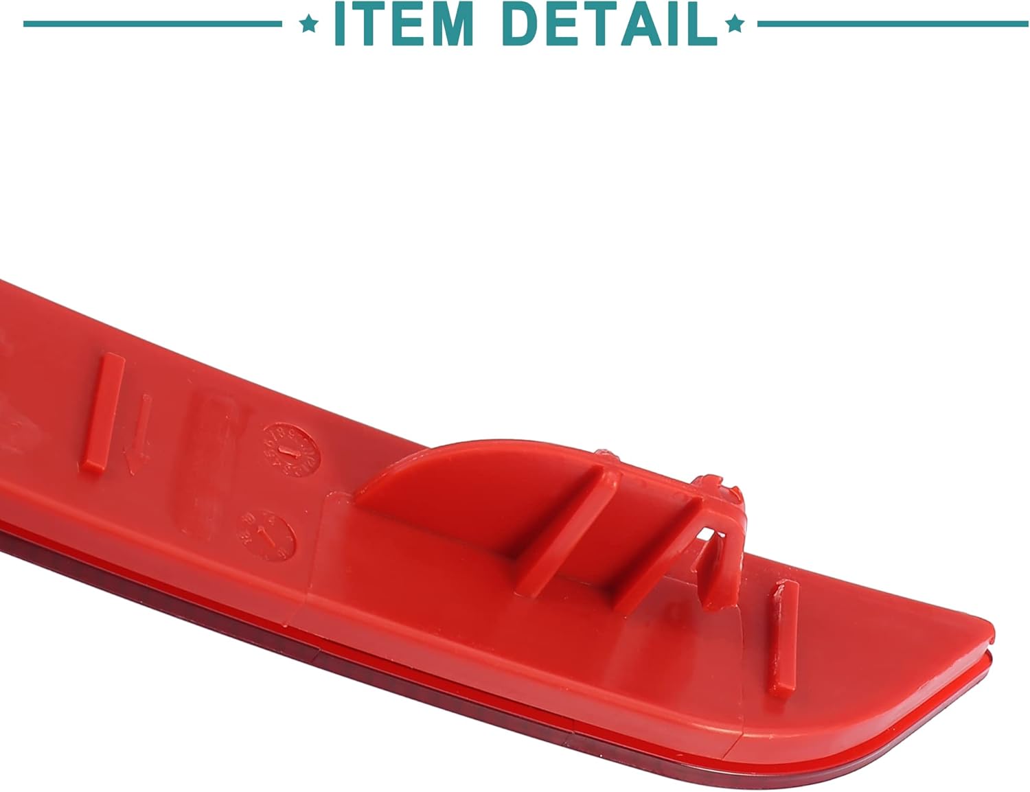 ACROPIX Bumper Reflector Left Right Driver Passenger Side Rear Bumper Reflector Strip Cover Fit for BMW 320i - Pack of 2 Red
