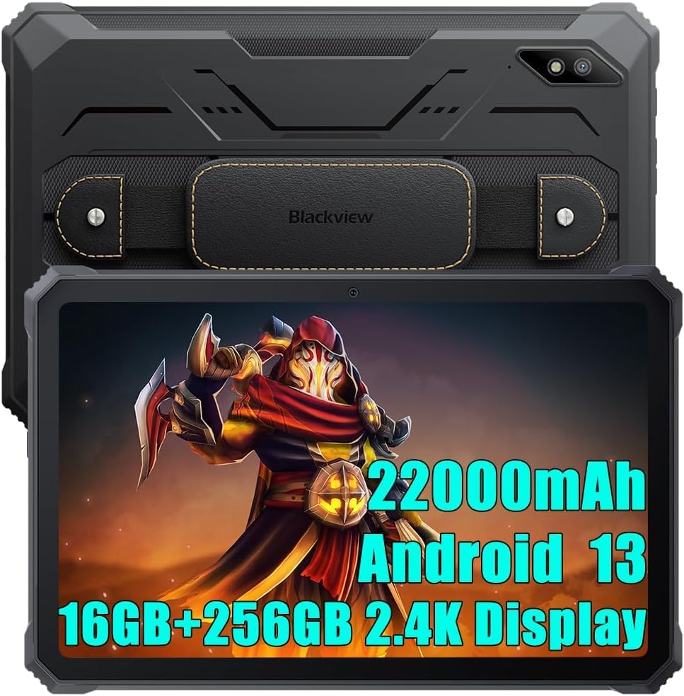 Blackview Active 8 Pro Tablet Robuste Batteria Da 22000 MAh Android 13 Display Da 10,36 "2.4K 16 GB 256 GB Helio G99 48 MP Fotocamera Tablet PC - Foto 7