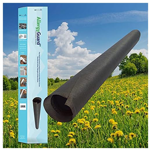 Genuine AllergyGuard® Window Screen – A Do-It-Yourself at Home Kit - Blocks Pollen, Allergens, and More