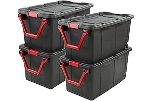 Unlock Unbeatable Storage Solutions: Sterilite's Stackable Bins with Wheels