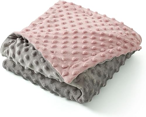 kmilro Mantas de bebé, manta de puntos de doble cara para niño y niña con tamaño 30 x 40 pulgadas, manta de cuna suave ultra lechosa como para