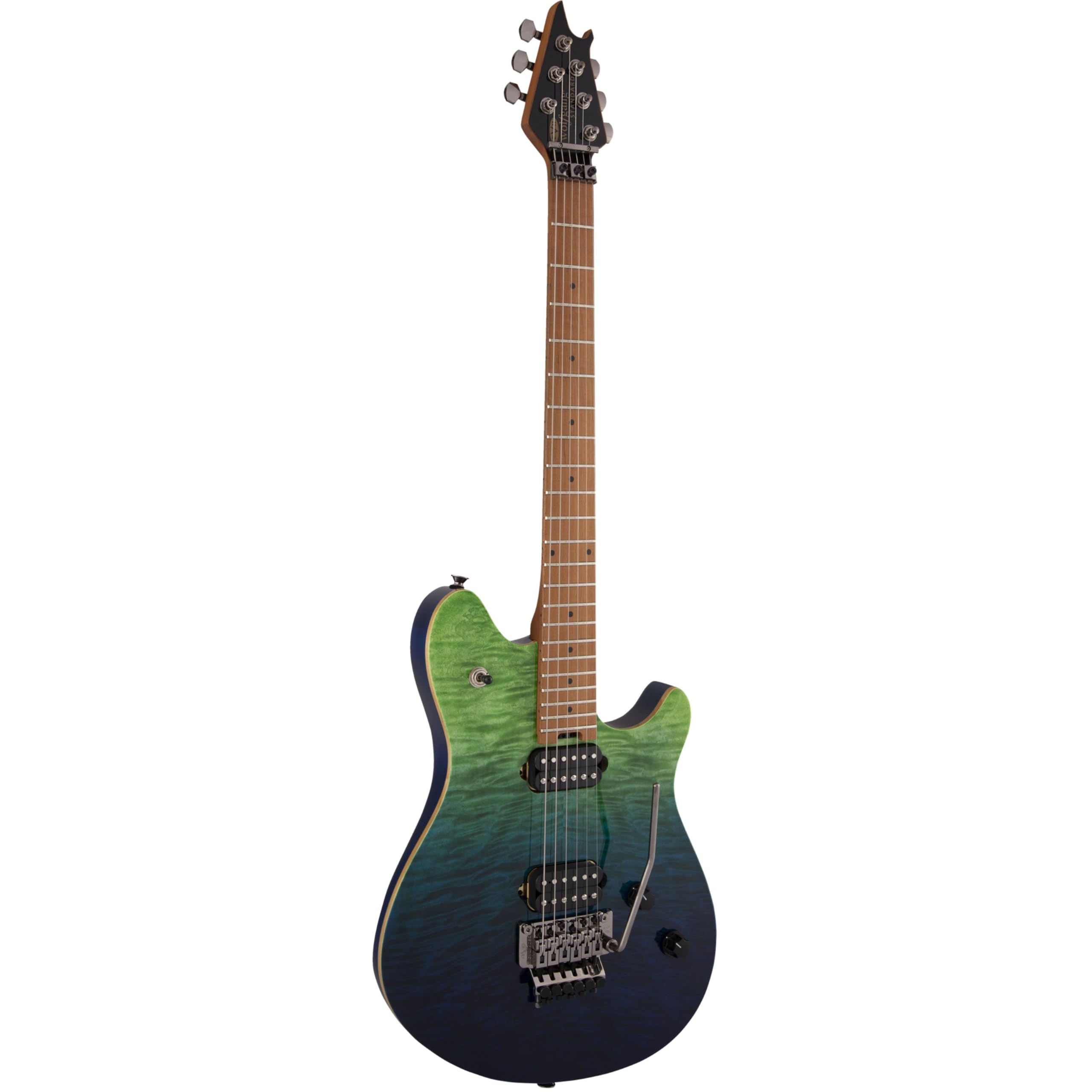 Amazon.com: EVH Wolfgang Standard QM Electric Guitar - Tahiti