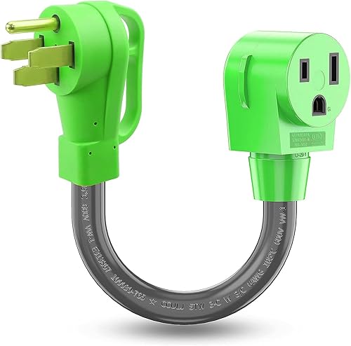 Cable adaptador de soldador, NEMA 14-50P macho a 6-50R hembra, enchufe adaptador de corriente de soldador de 50 amperios, STW resistente 6 AWG 50