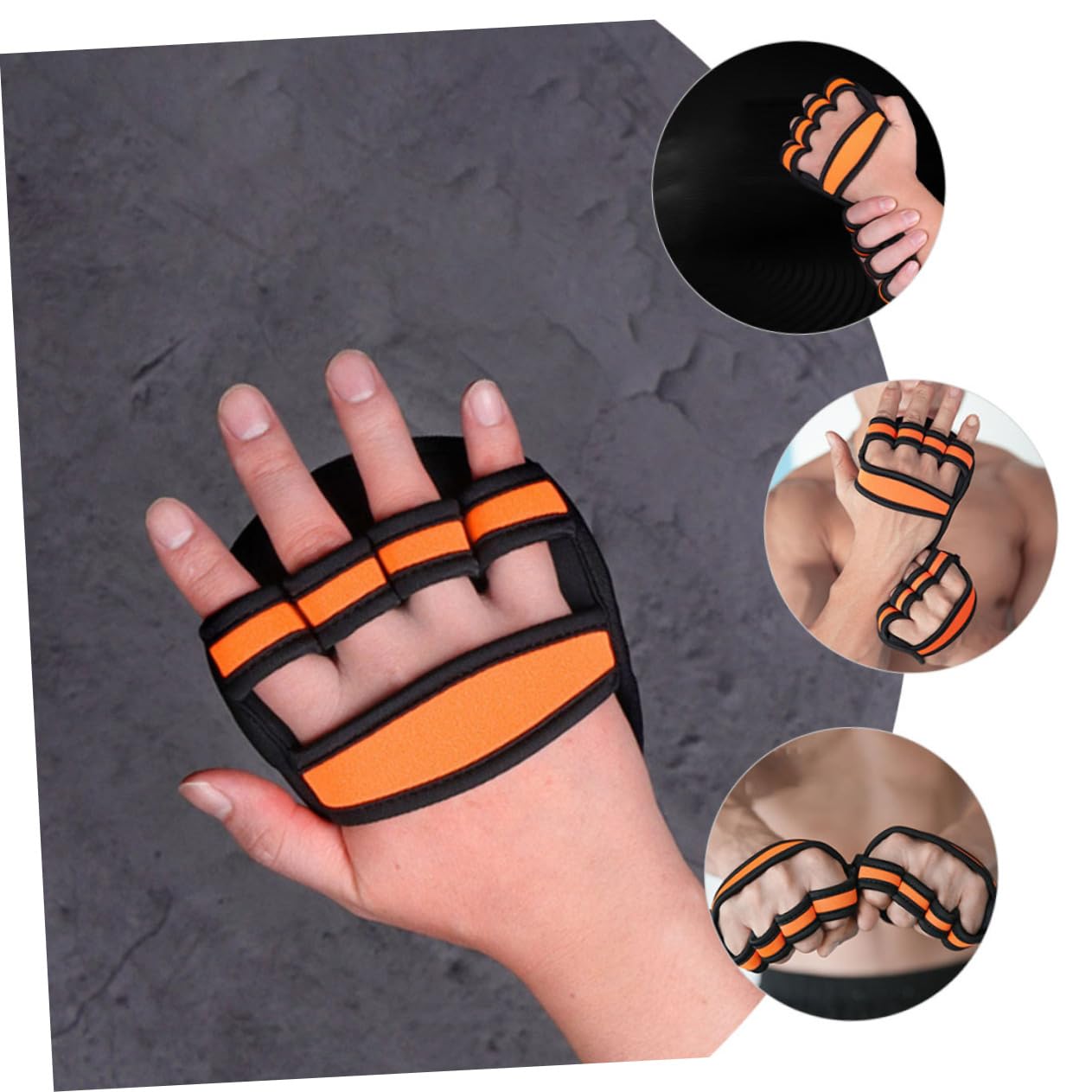 Toddmomy 5 Pares Guantes de Levantamiento de Pesas Guante de Gimnasio Orejeras para Hombres Guantes para Hombres Guantes de Mujer empuñaduras de Peso Hacer Ejercicio Guantes Hombre portátil