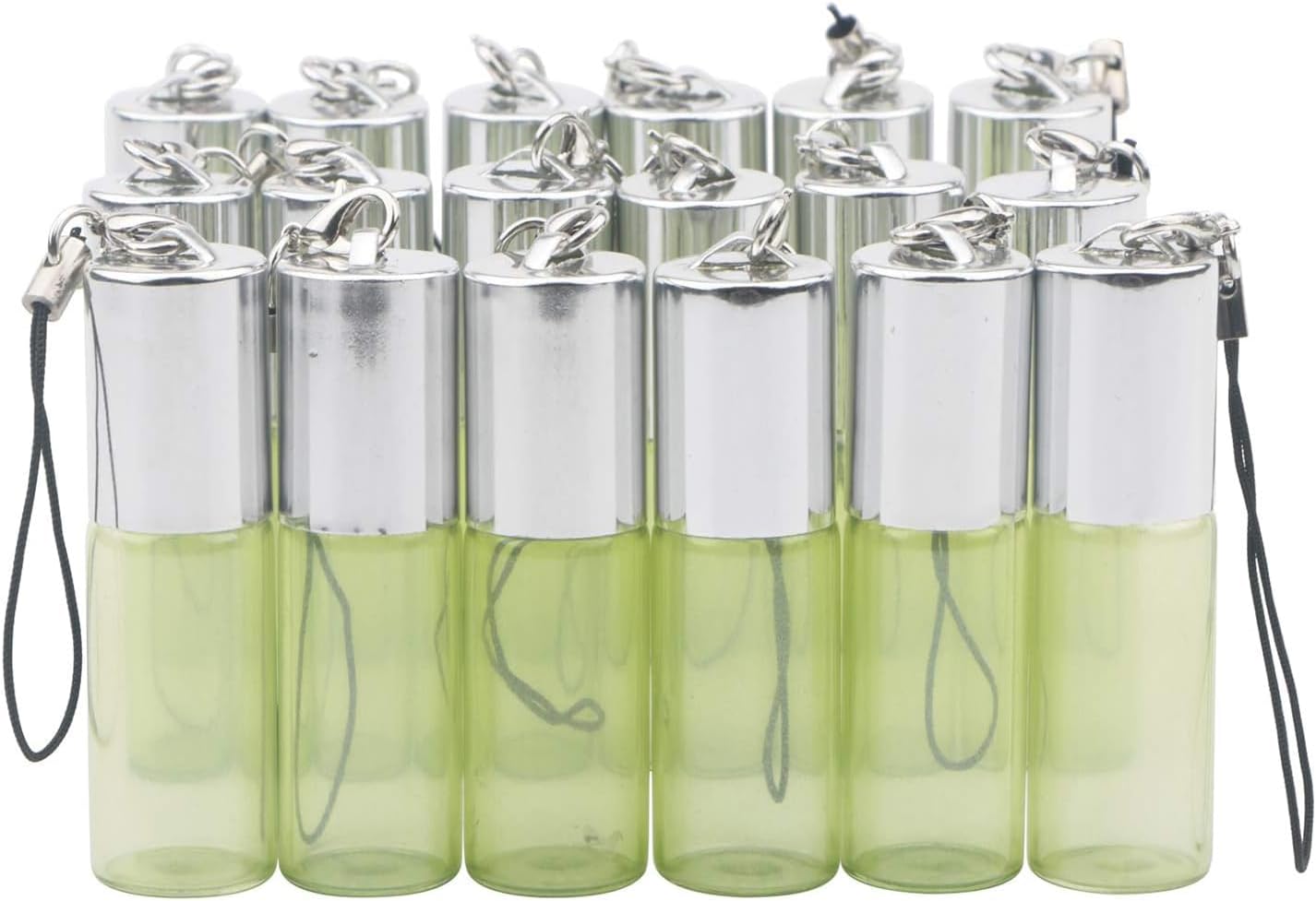 Kesell 5ml Glass Roller Bottles with Stainless Steel Balls, 18-Pack